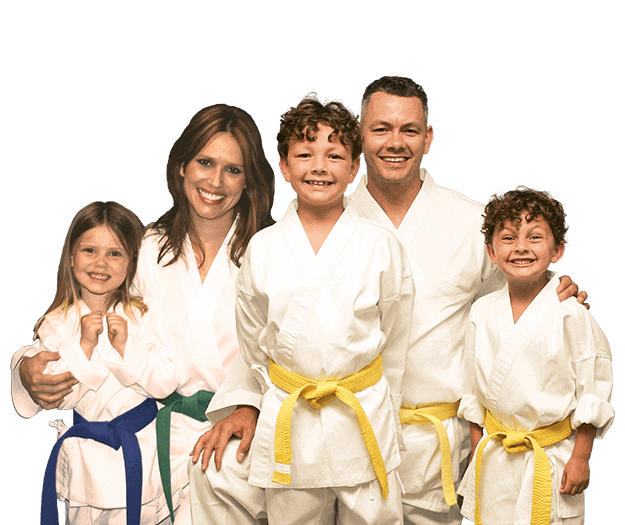 Martial Arts Lessons for Families in Woodbridge VA - Group Family for Martial Arts Footer Banner